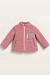 4-12 Yaş Winter Mode Kız Çocuk Mont-Pembe