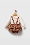 9-24 Ay Juliette Papillon Kız Bebek Takım-Mocca