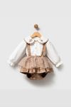 9-24 Ay Madeleine Pure Kız Bebek Takım-Cappuccino
