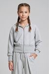 9-14 Yaş Alice Linen Kız Çocuk Takım-Uzay Grisi