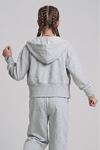 9-14 Yaş Alice Linen Kız Çocuk Takım-Uzay Grisi