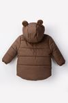 2-6 Yaş Animals Bear Erkek Çocuk Mont-Kahverengi
