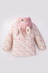 2-6 Yaş Rabbit Pink Kız Çocuk Mont-Pembe