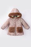 2-6 Yaş Leo Pink Kız Çocuk Mont-Mocca