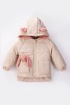 2-6 Yaş Love Rabbit Kız Çocuk Mont-Latte