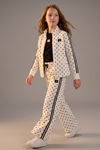 9-15 Yaş Prime Polka Design Kız Çocuk 3'Lü Takım-Ekru