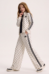 9-15 Yaş Prime Polka Design Kız Çocuk 3'Lü Takım-Ekru