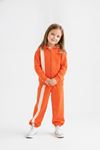 4-8 Yaş Anastasia Snow Kız Çocuk Takım-Oranj