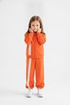4-8 Yaş Anastasia Snow Kız Çocuk Takım-Oranj