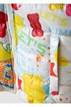 3-8 Yaş Lisanslı Haribo Unisex Tasarım Mont-Ekru