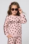 4-9 Yaş Clara Pearl Kız Çocuk Takım-Pembe