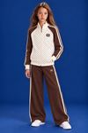 9-15 Yaş Polka Stella Kız Çocuk Takım-Mocca