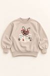 4-14 Yaş Daily Paws Kız Çocuk Sweat-Vizon